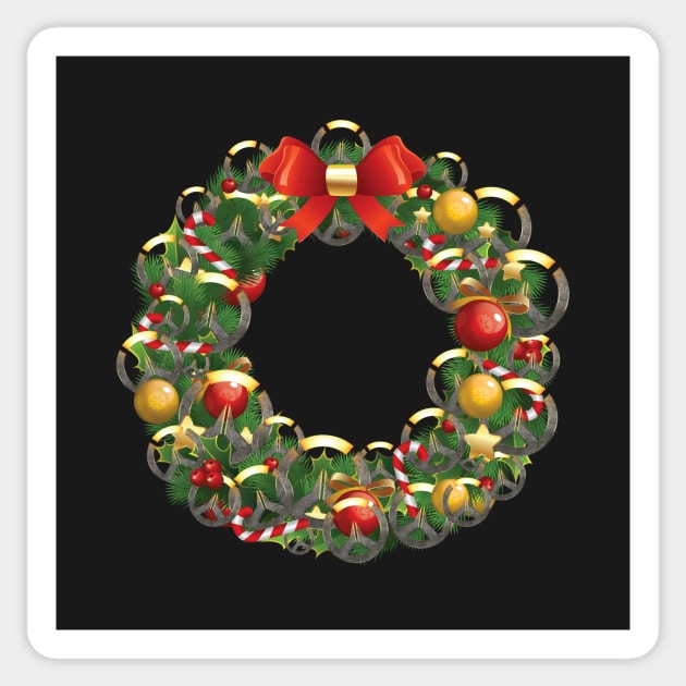 Overwatch Logo Multiface Christmas Wreath Sticker by Rebus28